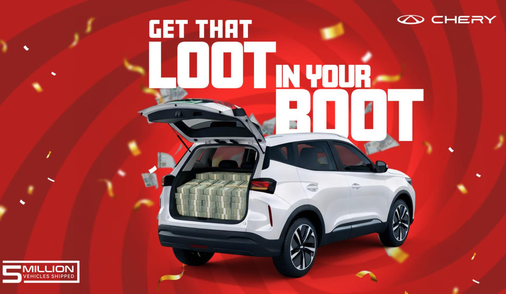 Chery's R1-million giveaway